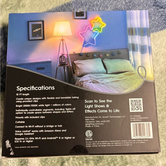 Cync Neon-Shape Smart Light - Multicolor - Picture 2 of 5